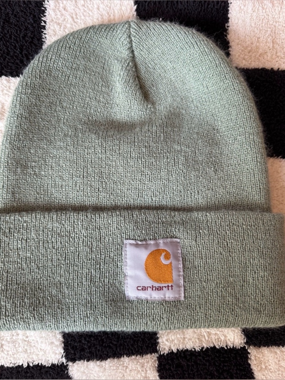 Sage Green Carhartt Beanie Hat